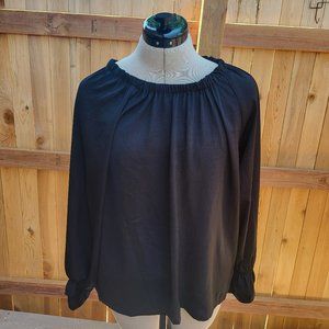 BANANA REPUBLIC women's long sleeve blouse MEDIUM